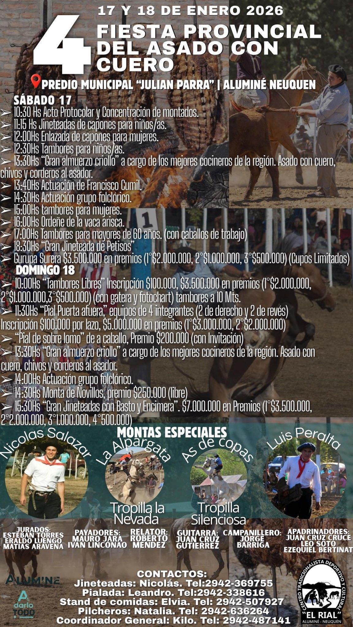  4° Fiesta Provincial del Asado con Cuero.