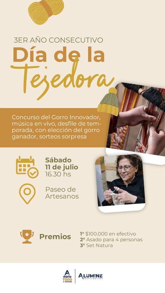 Día de la tejedora en Paseo de Artesanos 