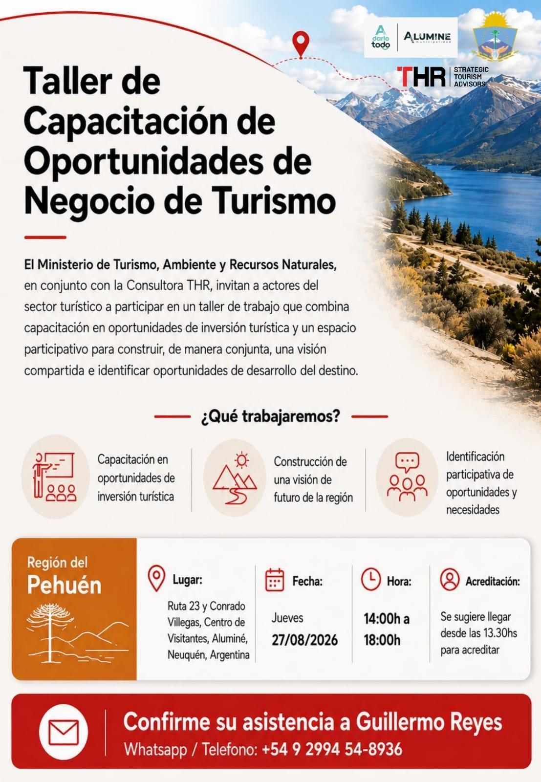 Taller de Capacitaciones de oportunidades de Turismo 