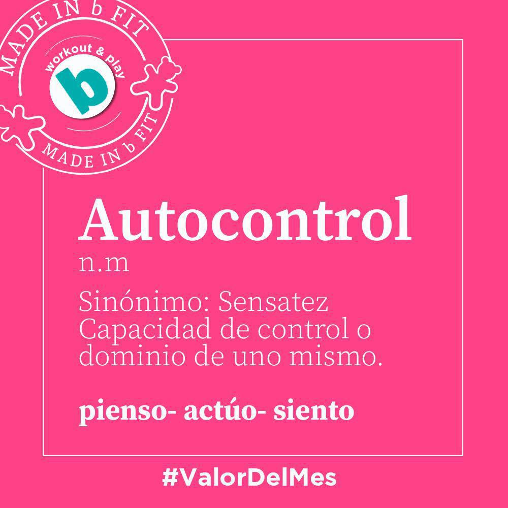 Abril 👉🏻Autocontrol ✋