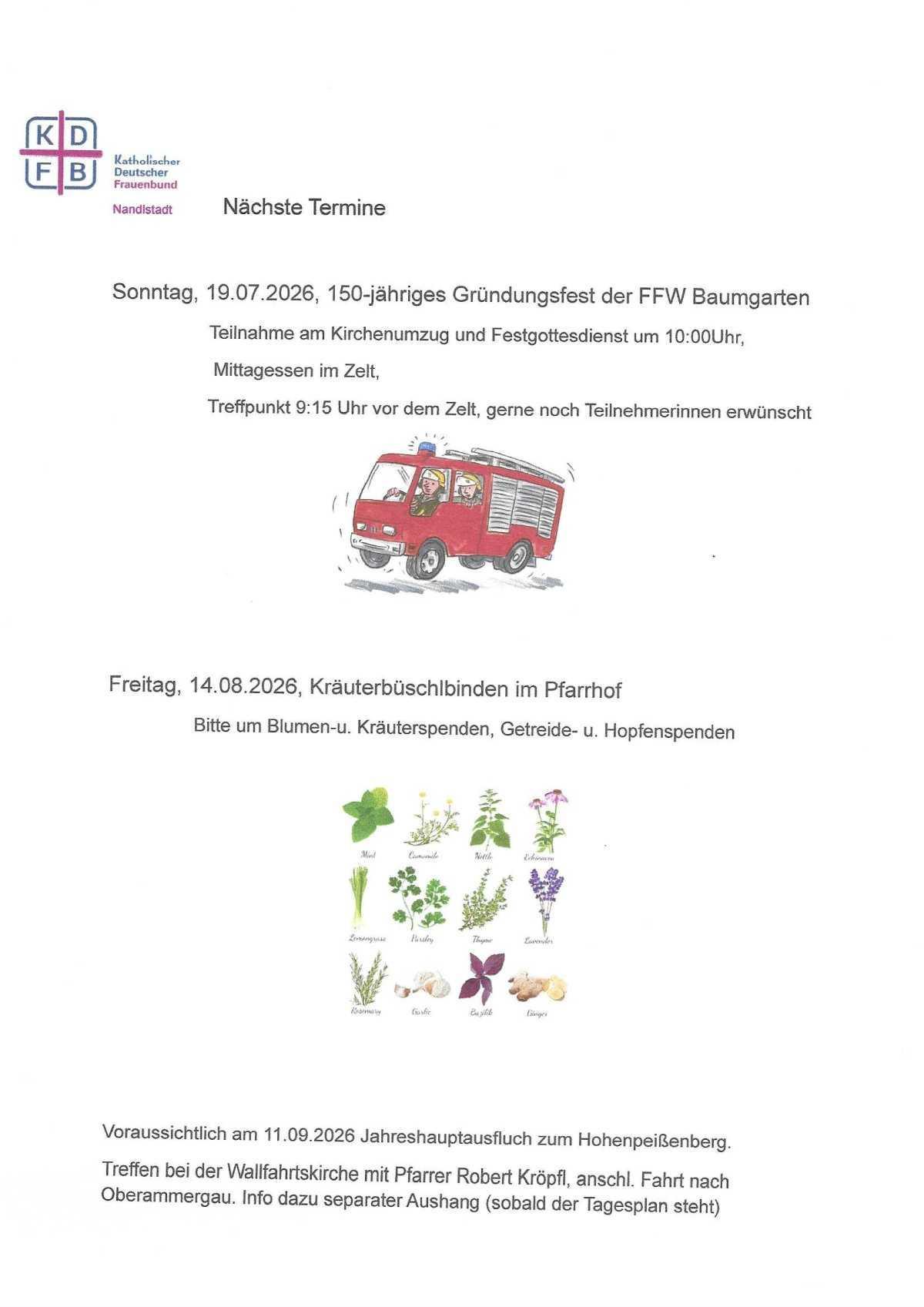 Kath. Frauenbund Nandlstadt