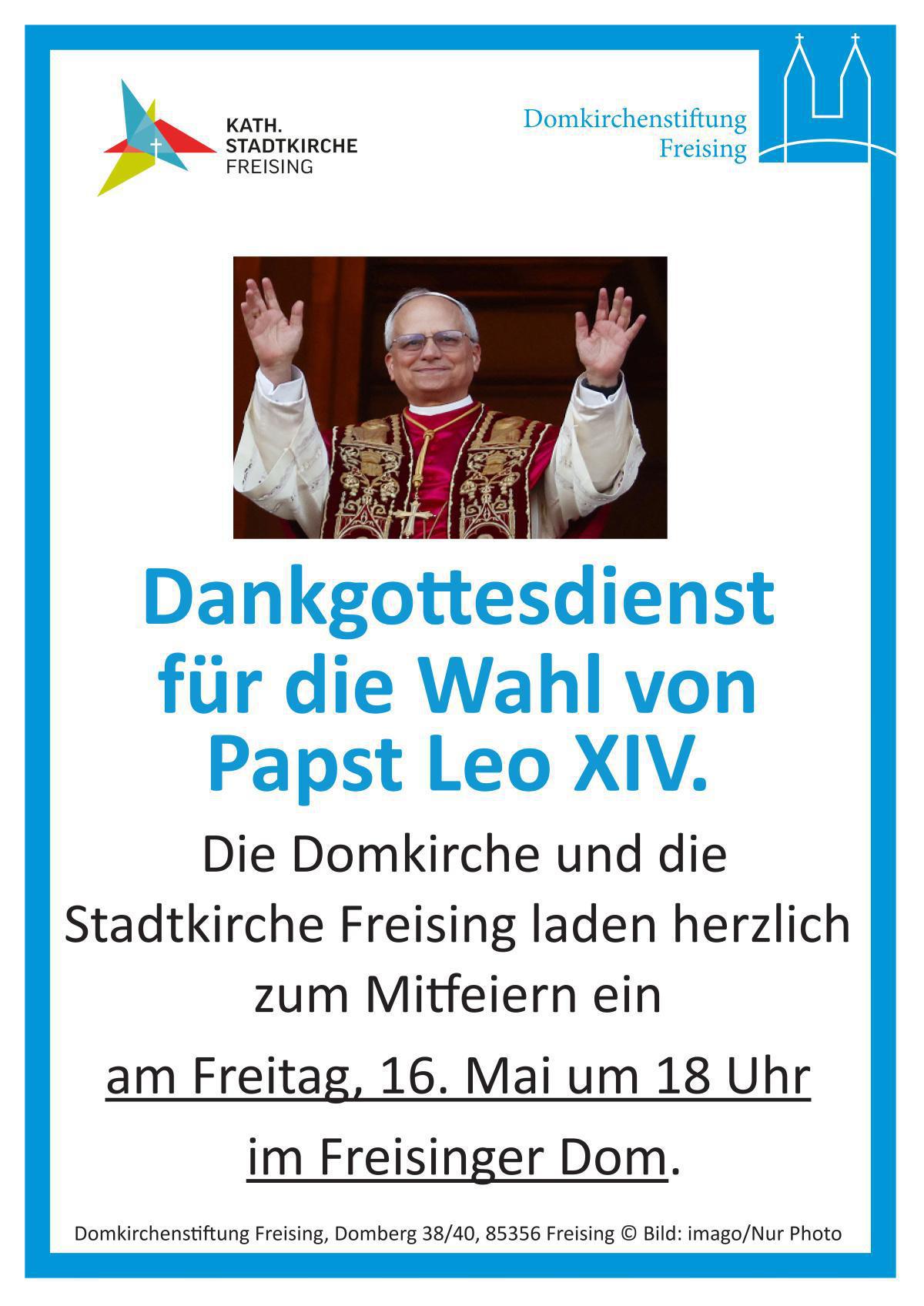 Dankgottesdienst für die Wahl von Papst Leo XIV