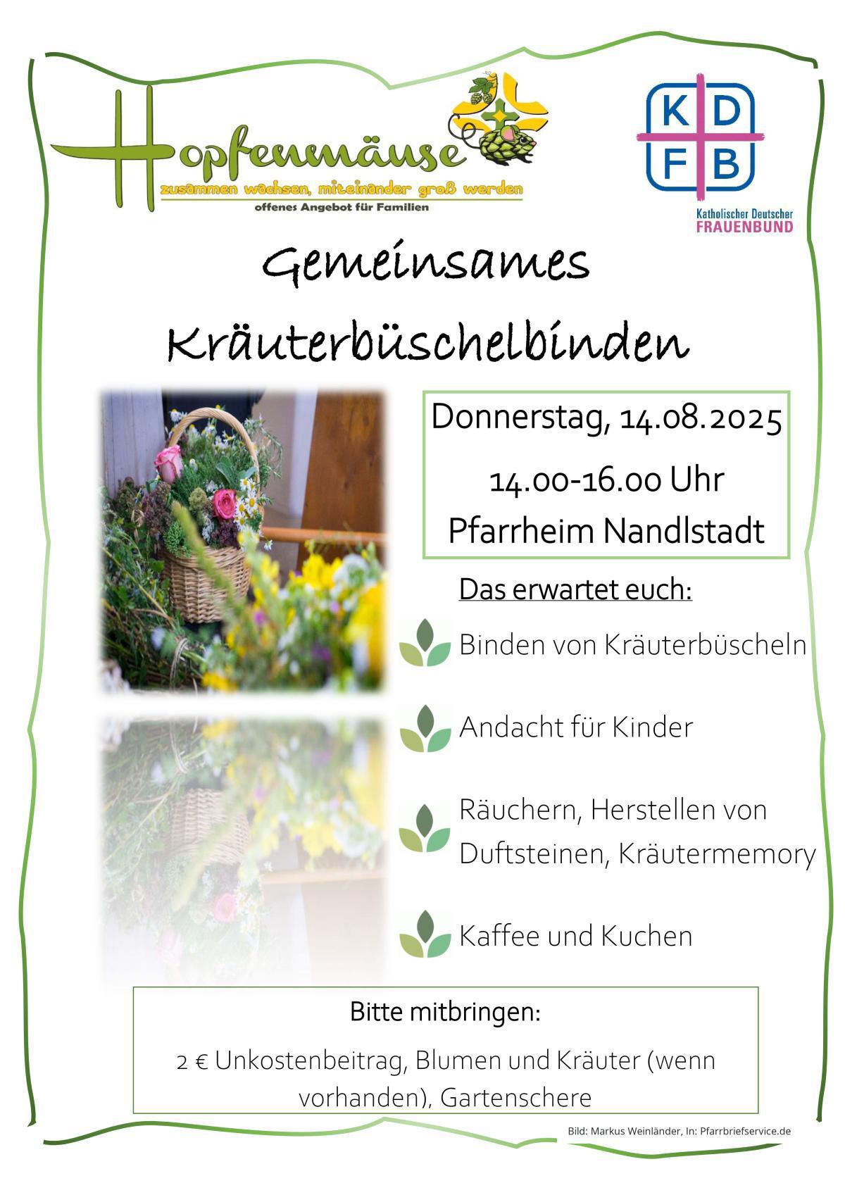 Kräuterbüschelbinden