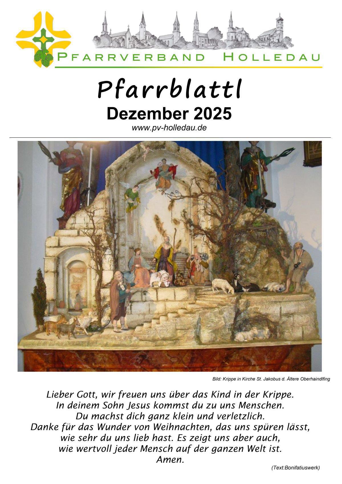 Pfarrblattl Dezember 2025