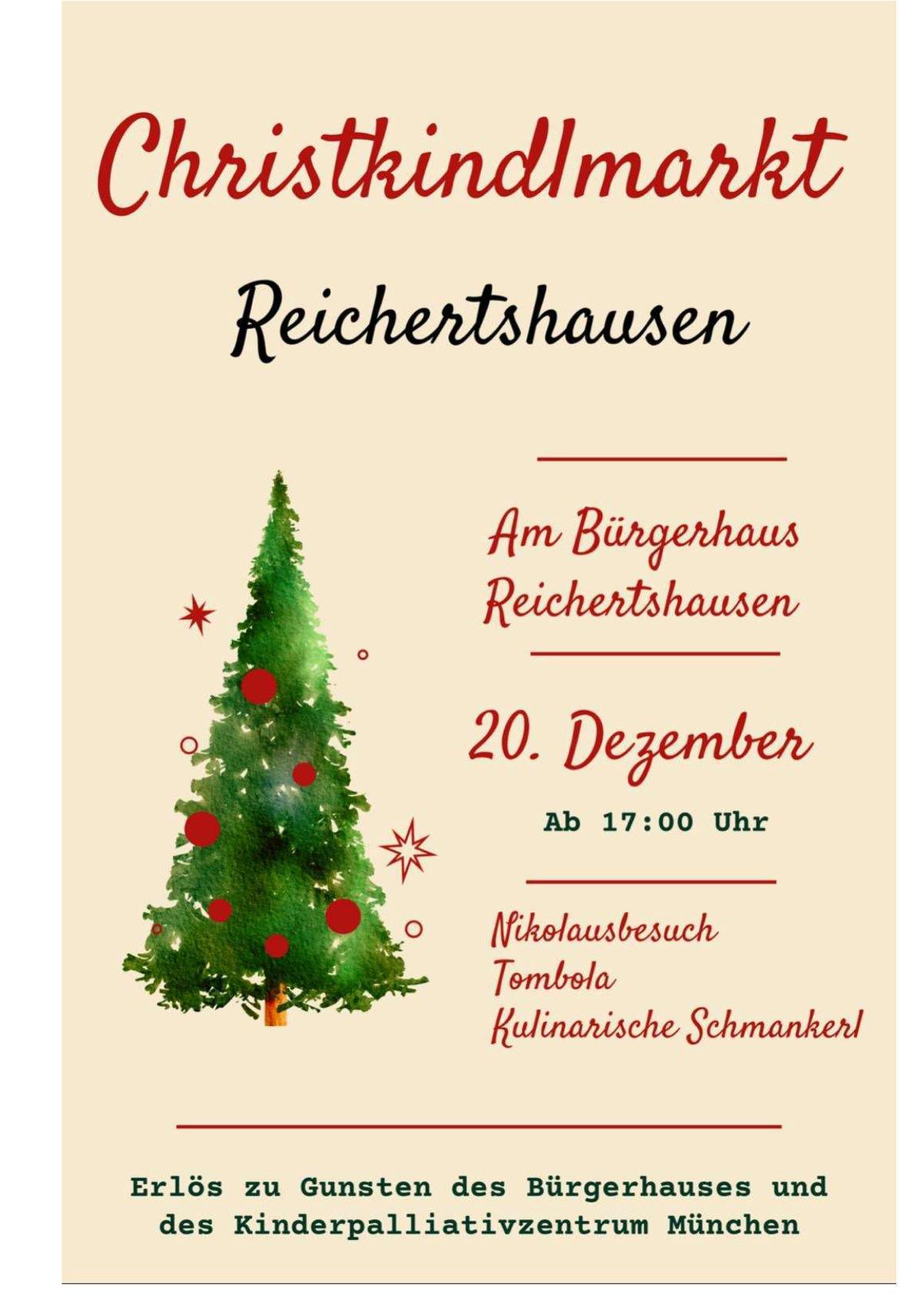20.12.2025 - Christkindlmarkt Reichertshausen
