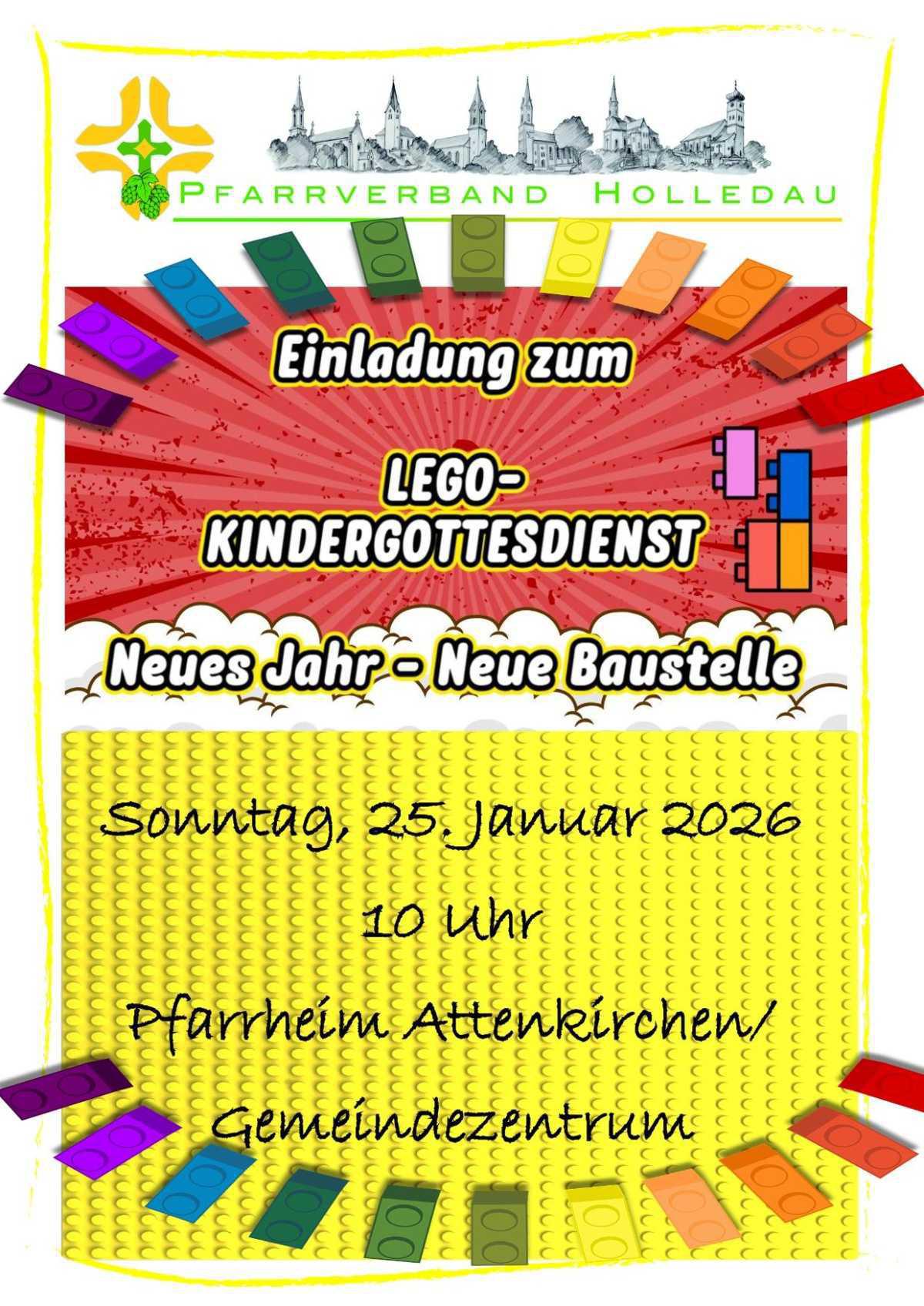 Lego-Kindergottesdienst am 25.01.2026
