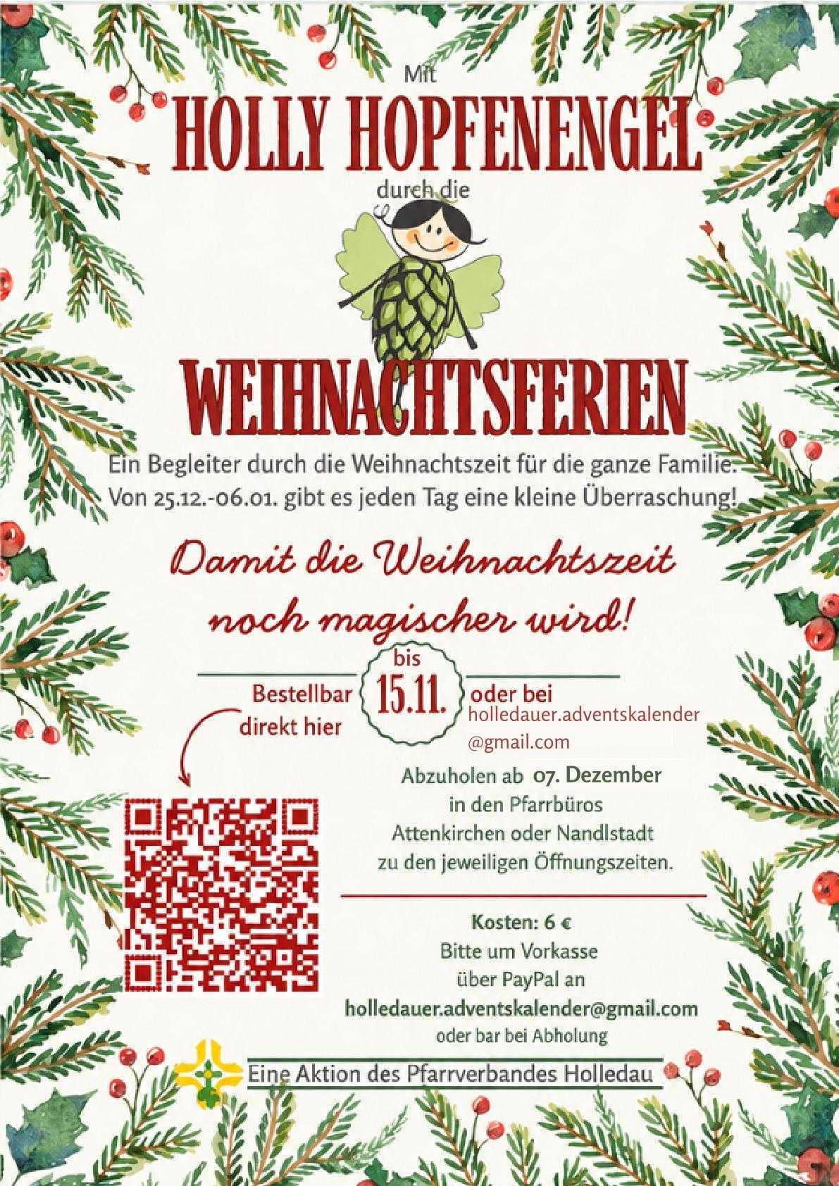 Weihnachtsferien mit Holly Hopfenengel