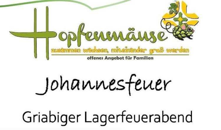Johannesfeuer der Hopfenmäuse