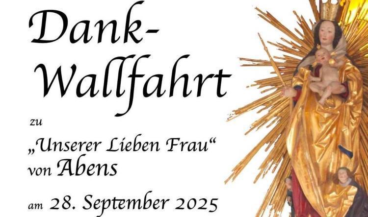 Dank-Wallfahrt nach Abens