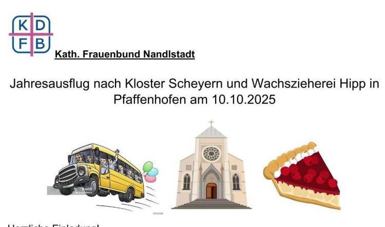 Ausflug Kath. Frauenbund Nandlstadt am 10.10.2025