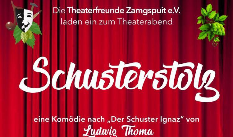 Die Theaterfreunde Zamgspuit e.V. laden ein zum Theaterabend