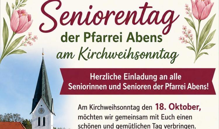 18.10.2026 - Seniorentag am Kirchweihsonntag