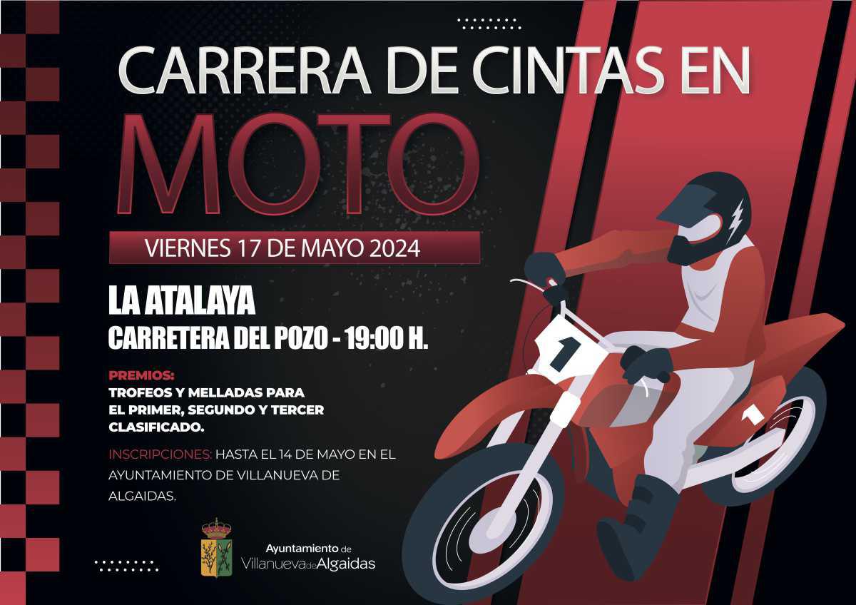 Hasta el 14 de mayo está abierto el plazo de inscripción de la carrera de cintas en moto de La Atalaya