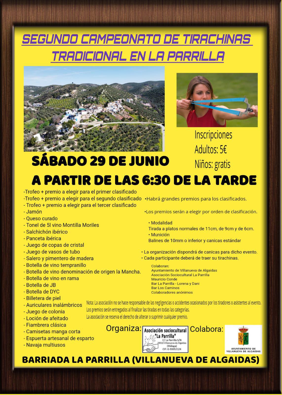 FIESTA DE LA TAPA este sábado 29 de junio en la barriada La Parrilla