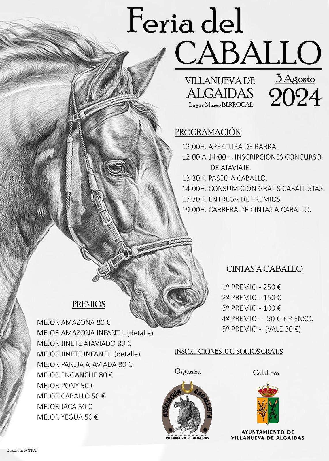 La FERIA DEL CABALLO tendrá lugar el sábado 3 de agosto