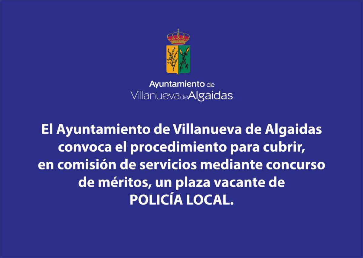 PLAZA VACANTE DE POLICÍA LOCAL 