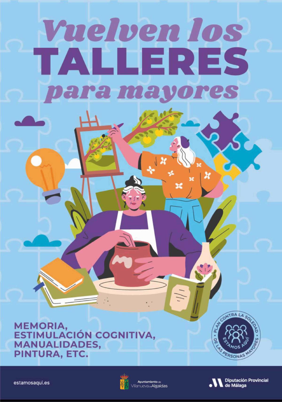 Vuelven los TALLERES PARA MAYORES