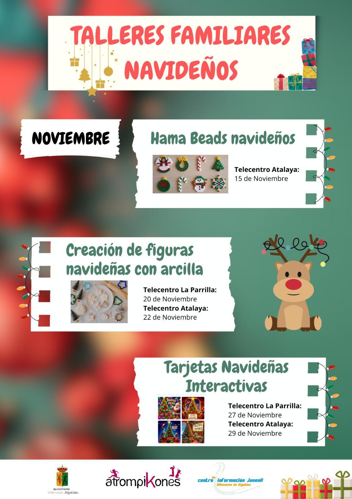 Talleres navideños en nuestras barriadas