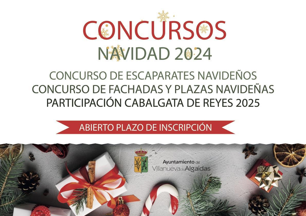 Abierto el plazo de inscripción para los CONCURSOS DE NAVIDAD