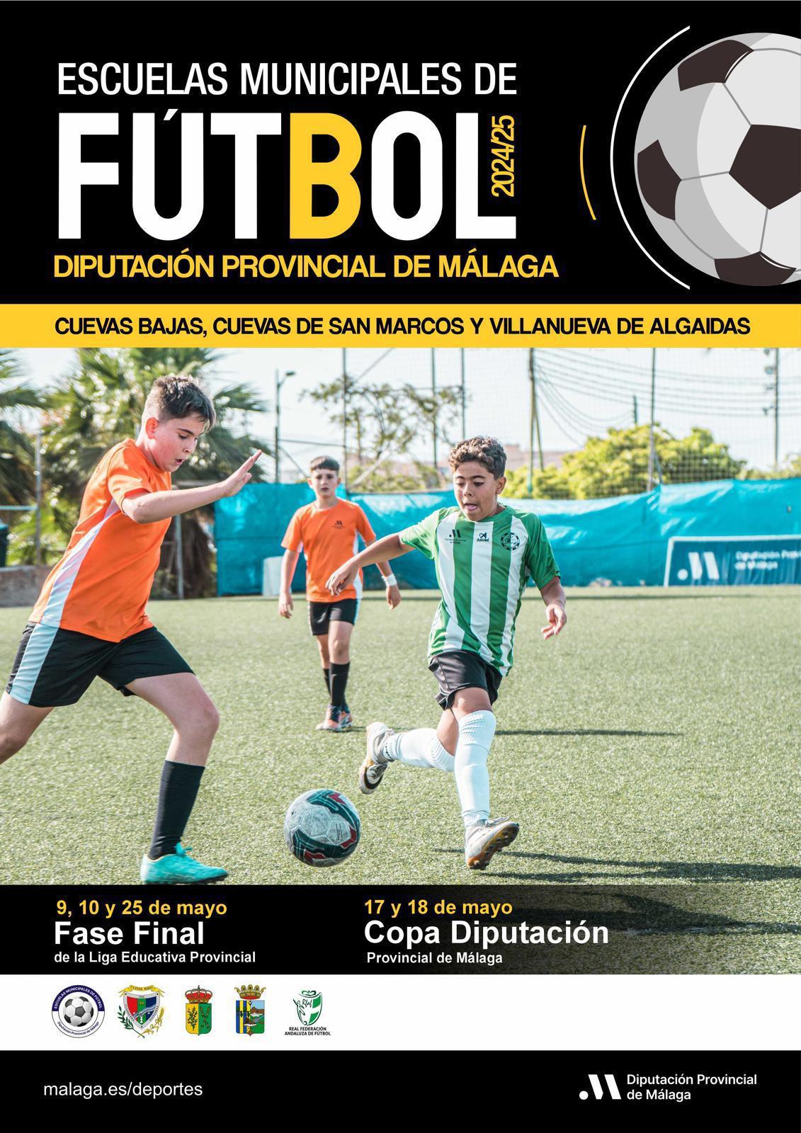 Villanueva de Algaidas, sede de la Fase Final de la Liga Educativa Provincial de Fútbol 7