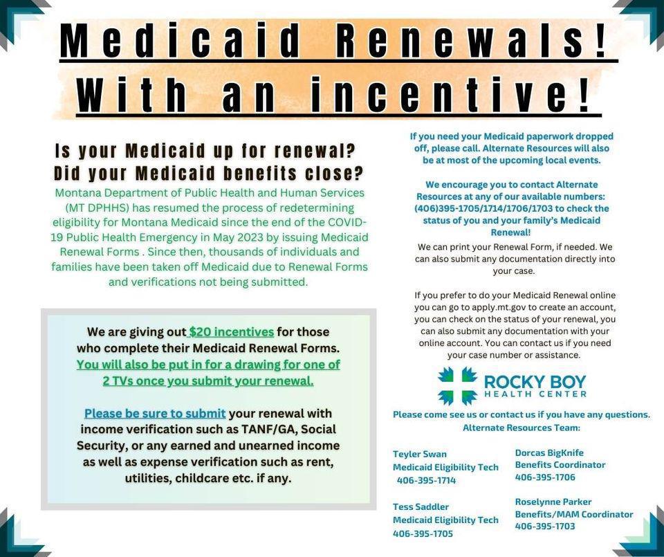 Medicaid Renewals With Incentives Medicaid Renewals With Incentives