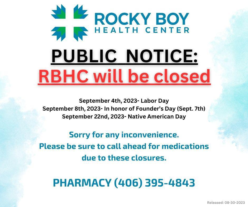 RBHC Closures
