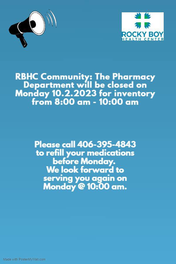 Pharmacy Inventory Closure