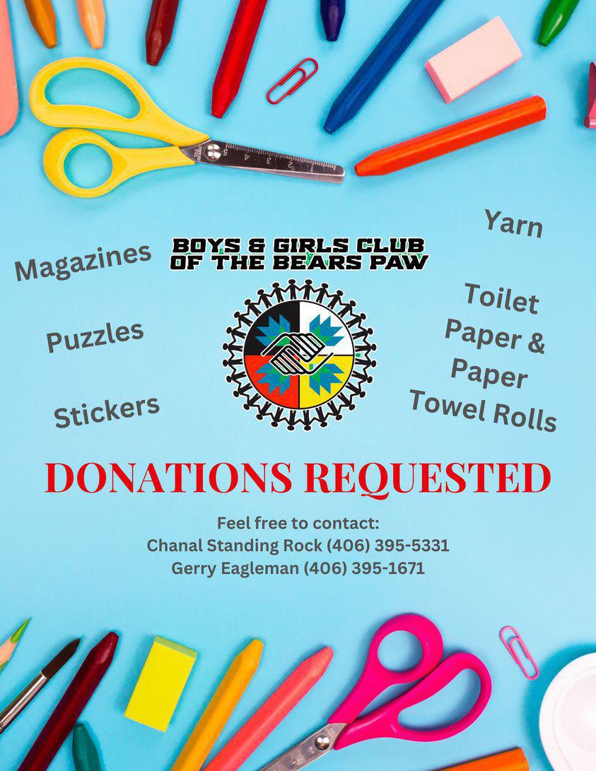 Donations Requested Donations Requested