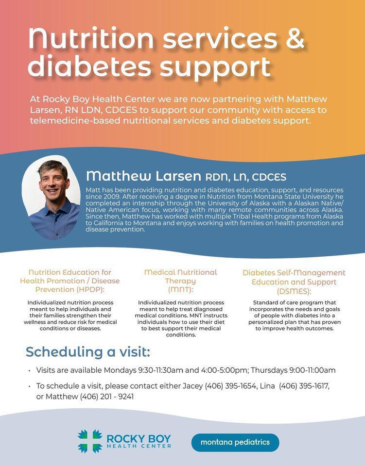 Nutrition Services & Diabetic Support