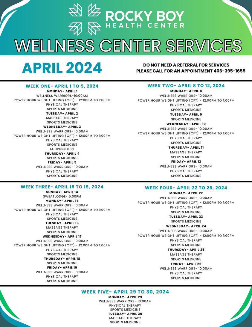 Wellness Center Hours and Services