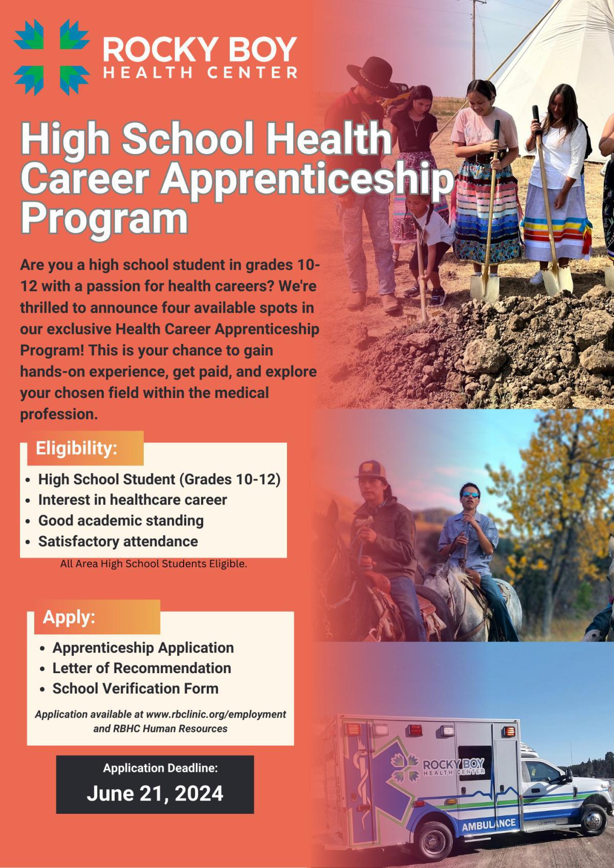 High School Health Career Apprenticeship