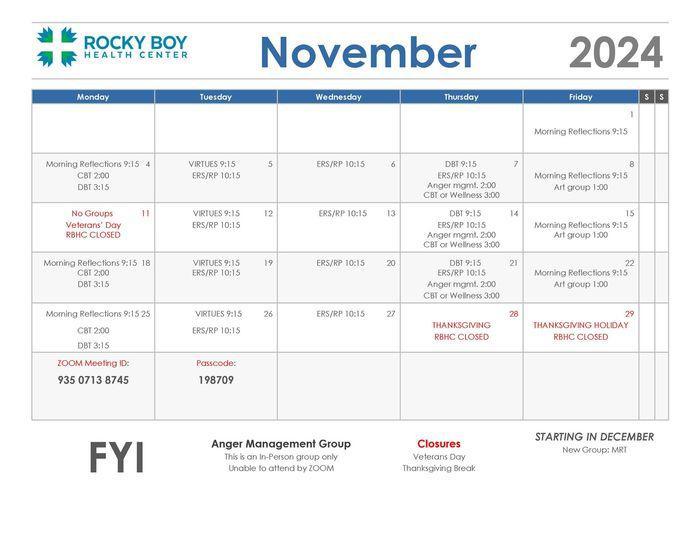 Wahpikisik Integrated Health (WINH) November 