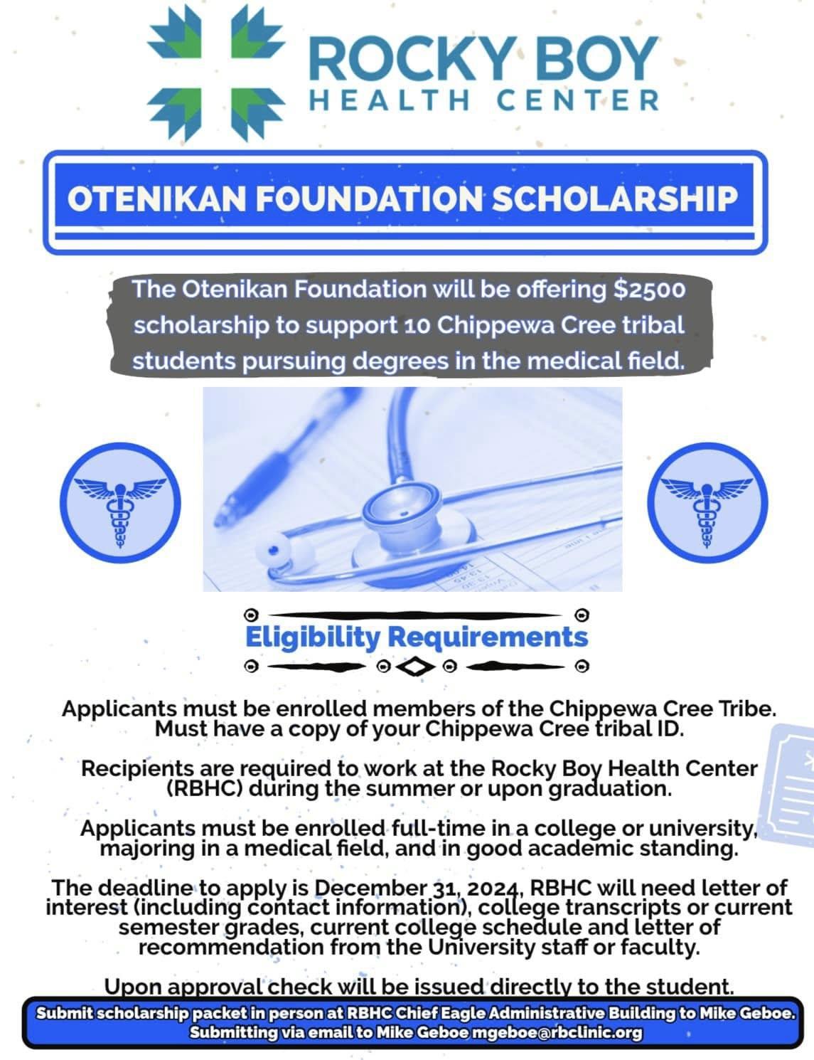 Otenikan Foundation Scholarship