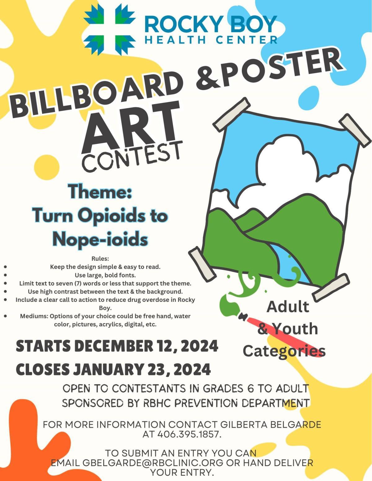 Billboard & Poster Art Contest