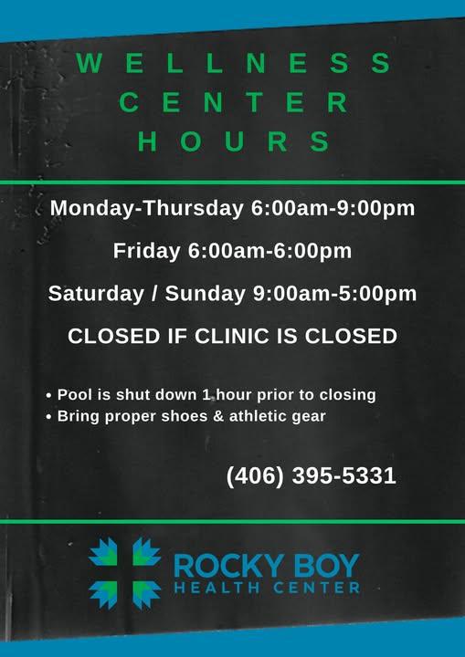 Wellness Center Hours