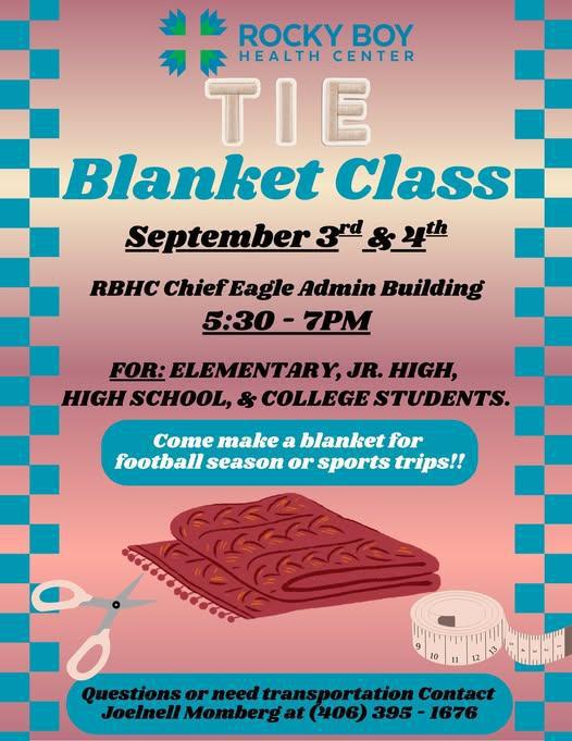 Tie Blanket Making Class