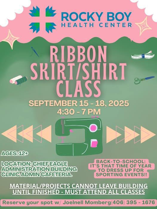Ribbon Skirt/Shirt Class Ribbon Skirt/Shirt Class