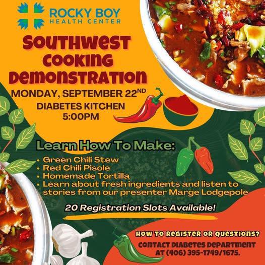 Southwest Cooking Demonstration Southwest Cooking Demonstration