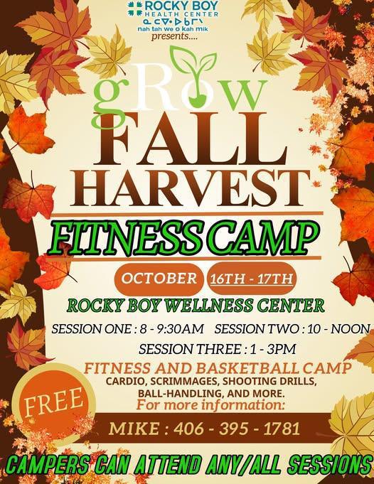 GROW Fall Harvest Fitness Camp 