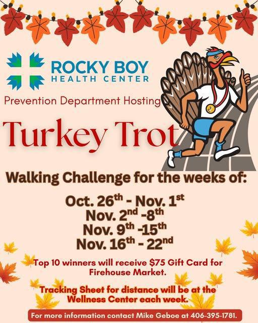 Turkey Trot Walking Challenge Turkey Trot Walking Challenge