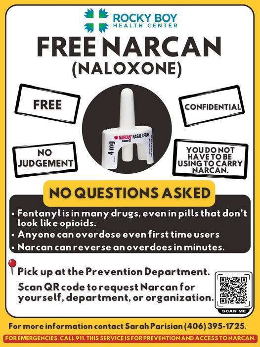  FREE NARCAN AVAILABLE 