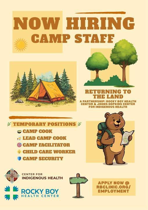Now Hiring- Camp Staff Now Hiring- Camp Staff