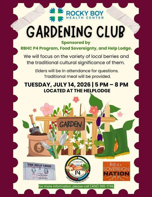 Rocky Boy Health Center Gardening Club Rocky Boy Health Center Gardening Club