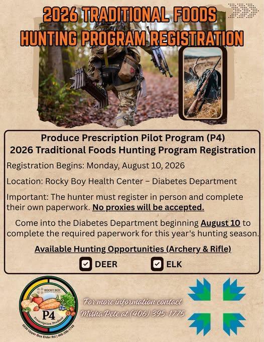 2026 Traditional Foods Hunting Program Registration 2026 Traditional Foods Hunting Program Registration