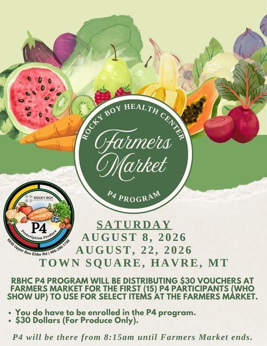Farmers Market-Town Square, Havre, MT