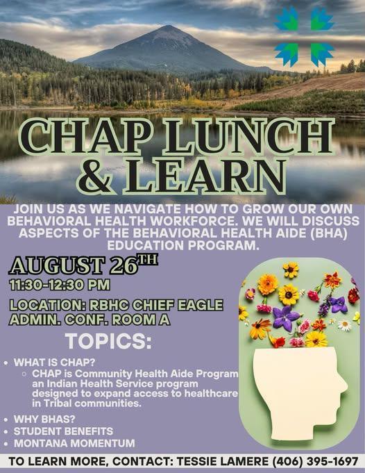 CHAP LUNCH & LEARN CHAP LUNCH & LEARN