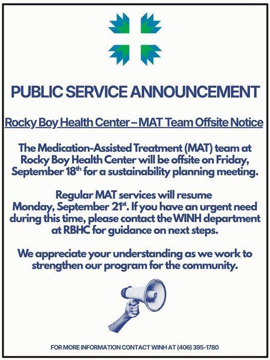 PUBLIC SERVICE ANNOUNCEMENT