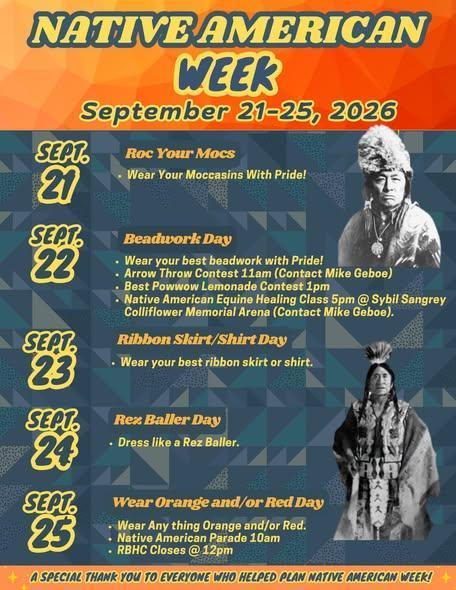 NATIVE AMERICAN WEEK at Rocky Boy Health Center