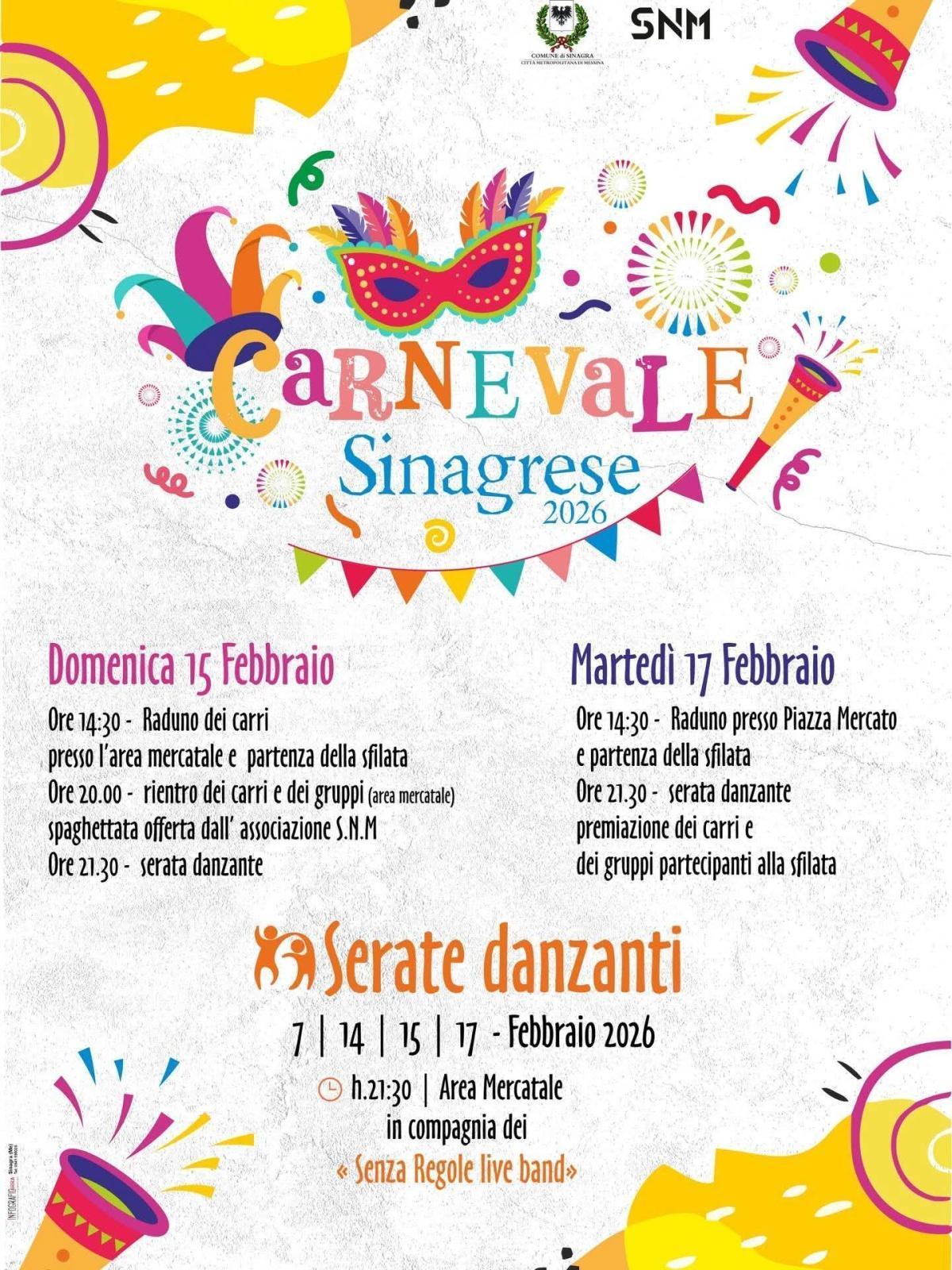 Serata danzante Musica dal vivo con "Senza Regole" live band (start h. 21.30)