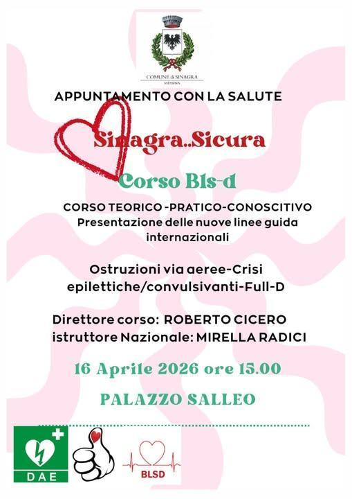 Sinagra... Sicura - Corso BLS-D (inizio ore 15:00)
